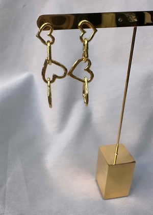 Bonnie earrings Forgyldt Maanesten