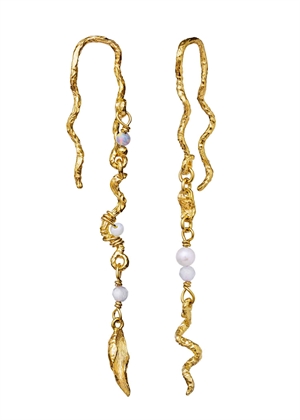 Elisa earrings Forgyldt Maanesten