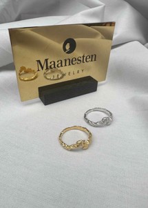 Frida ring Silver Maanesten