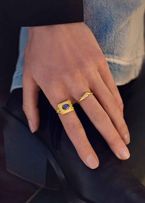 Hera ring Forgyldt Maanesten