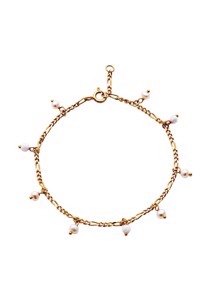 Lula white bracelet Gold Maanesten 