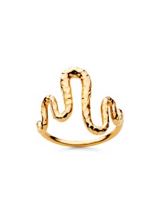 Viva ring Forgyldt Maanesten 