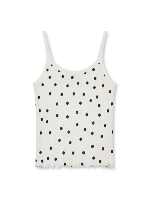 Trilla pointella top Dot Aop Vanilla Ice Mads Nørgaard 