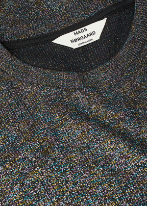 Duba lurex kjole Multi Black Mads Nørgaard 