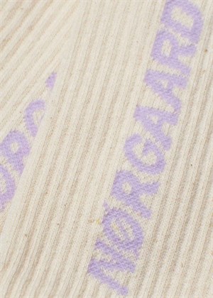 Logo Step sock Pastel Purple Mads Nørgaard 