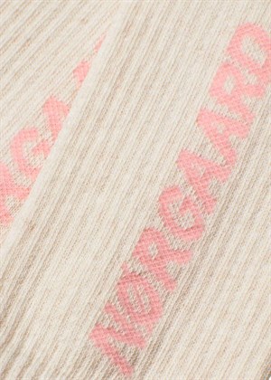 Logo Step sock Pastel Rosa Mads Nørgaard 