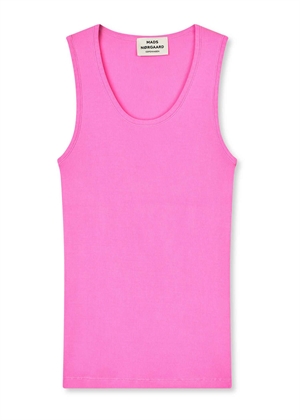 Amour neon tank top Knockout Pink Mads Nørgaard 