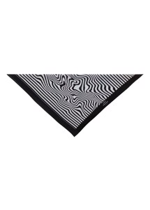 Self scarf Psychedelic aop black Mads Nørgaard