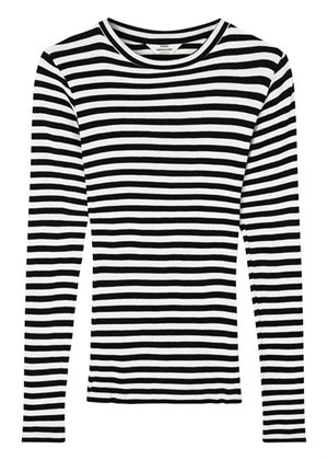 Tuba stripe bluse Stripe/Black Mads Nørgaard 