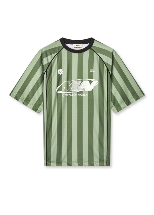 Manna shiny sport tee Four Leaf Clover/Whitecap Mads Nørgaard 
