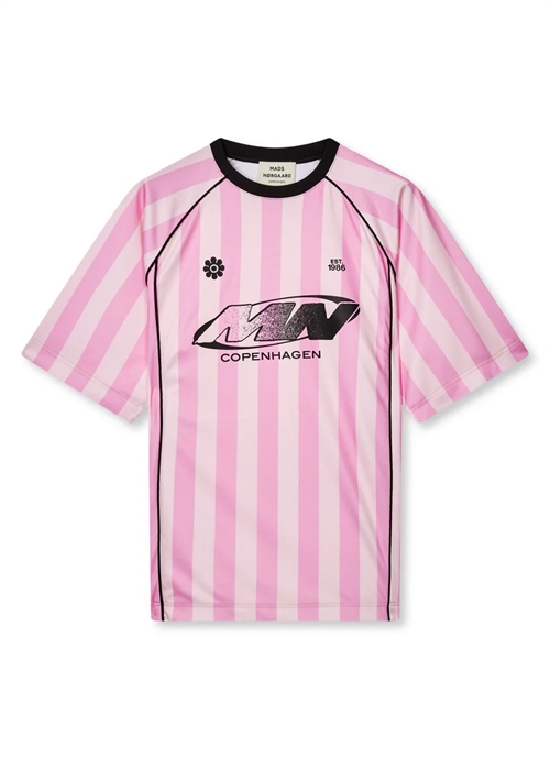 Manna shiny sport tee Begonia Pink/Blushing Bride Mads Nørgaard 