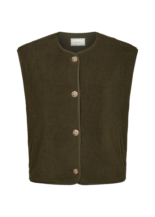 Mariko teddy vest Army Neo Noir 