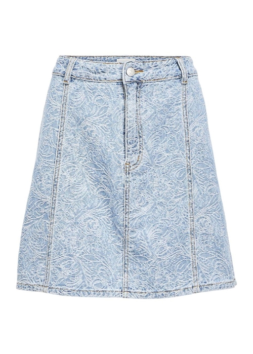 Mirwa mw short denim skirt Light Blue Denim Object 
