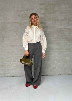 Molly skjorte with lace band Jet Stream Copenhagen Muse 