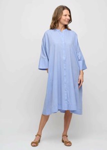 Lively chambray skjorte kjole Lyseblå Moshi Moshi 