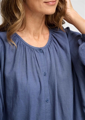 May linen skjorte kjole Sea Blue Moshi Moshi 