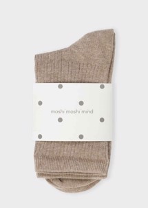 Story rib socks Warm Sand Moshi Moshi 