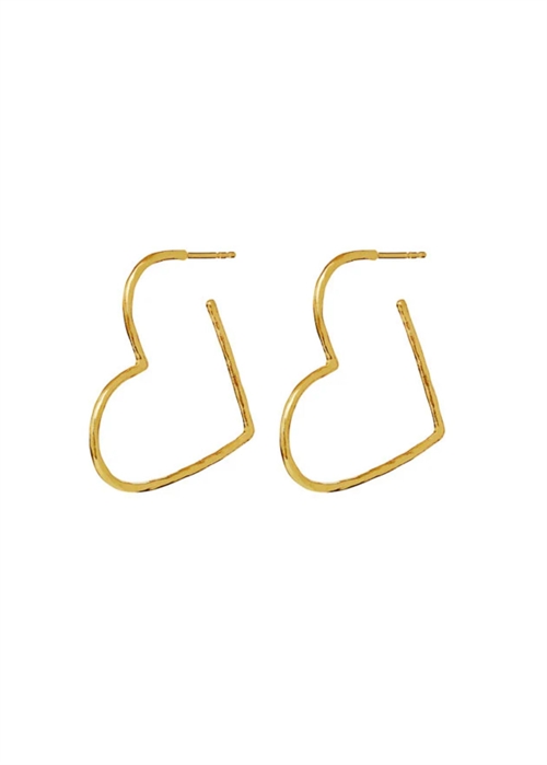 Laia grande earrings Forgyldt Maanesten 