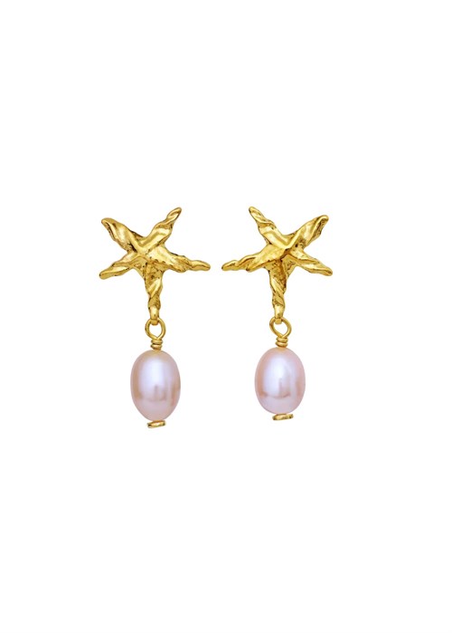 Sandie earring Gold Maanesten 