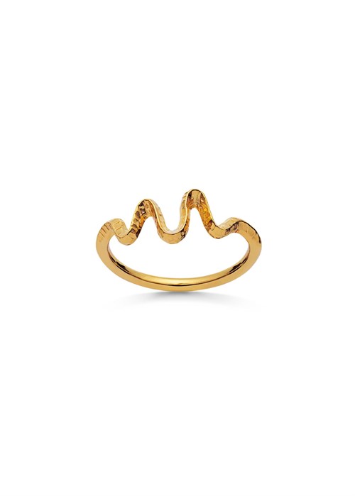 Sonar ring Forgyldt Maanesten