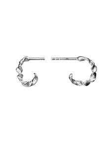 Amalie earrings Silver Maanesten