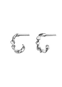 Amalie earrings Silver Maanesten
