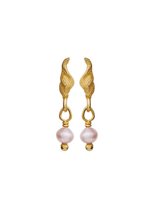 Annetta earrings Gold Maanesten