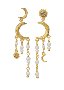 Astrea earrings Guld Maanesten
