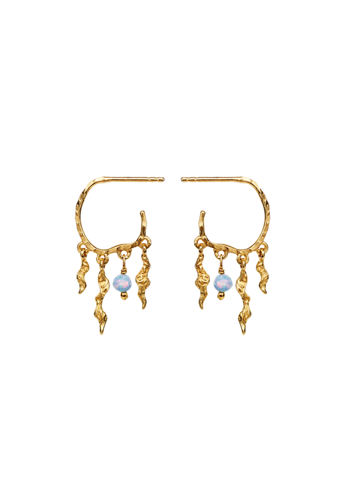 Bayou earrings Forgyldt Maanesten
