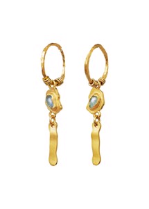 Birna earrings Gold Maanesten