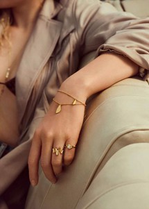 Carmen bracelet Gold Maanesten