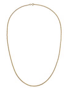 Charlie grande necklace Gold Maanesten