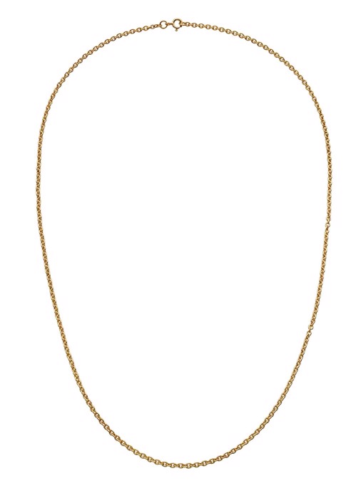 Charlie grande necklace Forgyldt Maanesten
