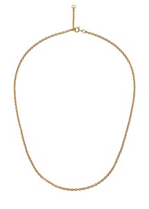 Charlie medium necklace Forgyldt Maanesten