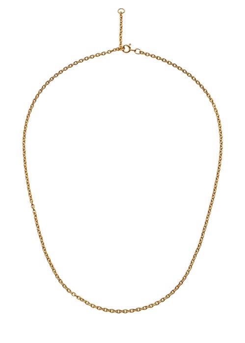 Charlie medium necklace Forgyldt Maanesten