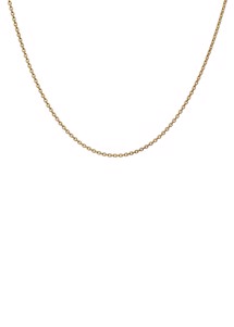 Charlie medium necklace Forgyldt Maanesten