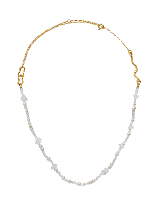 Coco necklace Forgyldt Maanesten