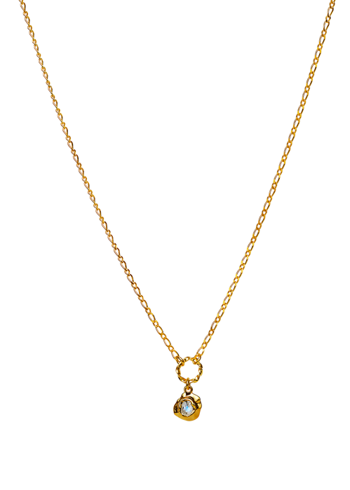 Dorith necklace Forgyldt Maanesten
