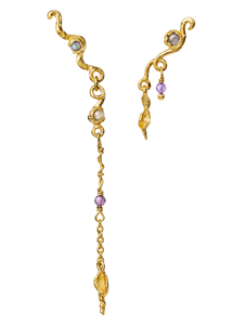 Isolde earrings Gold Maanesten