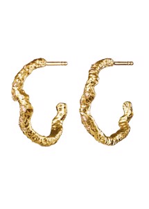Janine earrings Forgyldt Maanesten