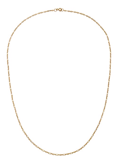 Kris grande necklace Forgyldt Maanesten