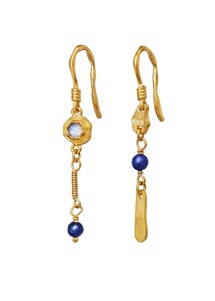 Mari earrings Gold Maanesten