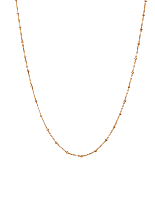 Nala choker necklace Forgyldt Maanesten