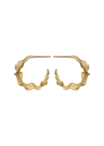 Nino earrings Forgyldt Maanesten