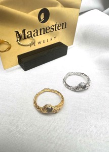 Oceana ring Silver Maanesten 