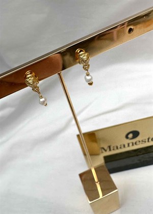 Pippa earrings Forgyldt Maanesten
