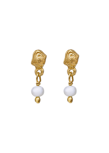 Pippa earrings Forgyldt Maanesten