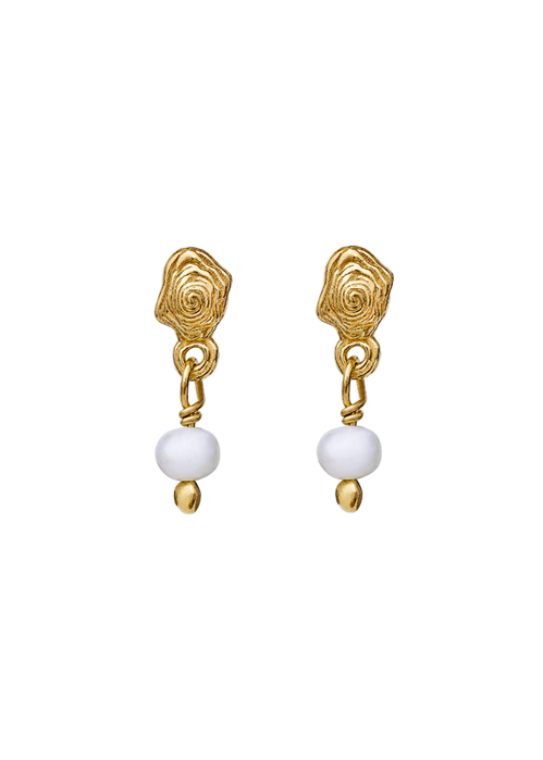 Pippa earrings Forgyldt Maanesten