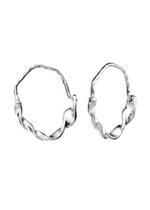 Rosie earrings Silver Maanesten