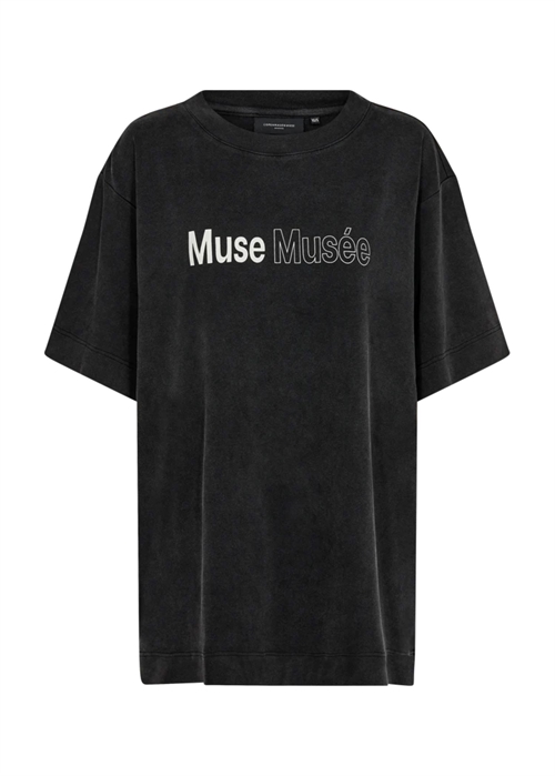Muse enkelt logo oversize tee Sort Copenhagen Muse